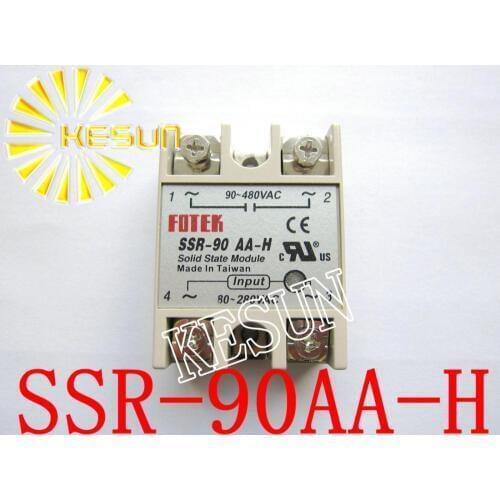 SSR-90AA-H SSR-90 AA-H 90A 80-280V AC TO 90-480V AC AC-AC Single Phase Solid State Relay x 10PCS