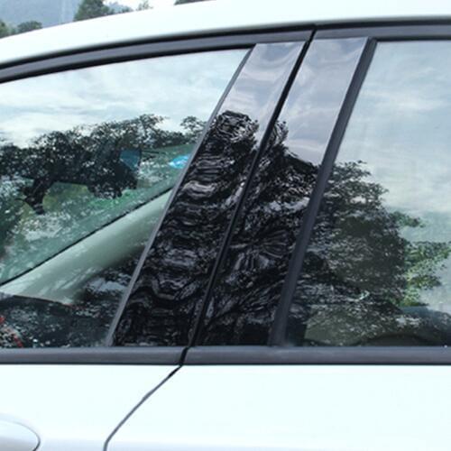 For Toyota RAV4 2007 2008 2009 2010 2012 2013 2014 2015 2016 2017 PC Mirror Reflection Panel B+C Column Window Sticker 8PCS