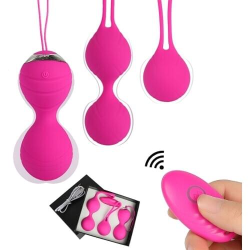 10 Speeds Vibration Wireless Remote Kegel Ball Vaginal Tighten Exercise Trainer Ben Wa Vibrator Sex Toys for Women Sex Products