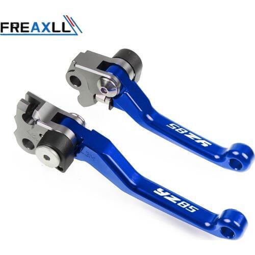 Motocross CNC Aluminum Dirt Bike Pit bike Pivot Handle Lever Brake Clutch Levers For Yamaha YZ85 2001-2014 2012 2013 2014 2015