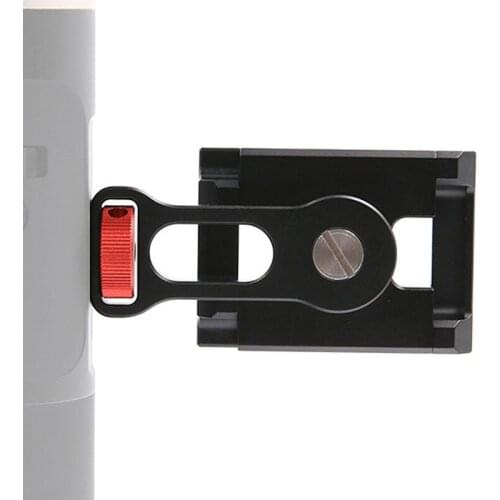 Side fixed mobile phone holder 360rotating handheld GoPro stabilizer aluminum alloy non-slip photography accessories