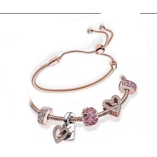 100% 925 sterling silver fashion bracelet jewelry