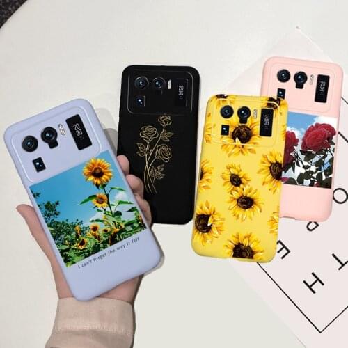 Cartoon Bumper Case For Xiaomi Mi 11 Ultra Case Shap-on Cases Soft TPU Phone Shockproof Fundas on for Xiaomi mi11 ultra coque
