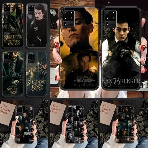 Shadow and bone Kaz Brekker Phone case For Samsung Galaxy Note 4 8 9 10 20 S8 S9 S10 S10E S20 Plus UITRA Ultra black art back