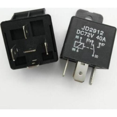 High quanlity black Automotive Relay 72V 40A 5Pin SPDT Car Control Device Car Relays