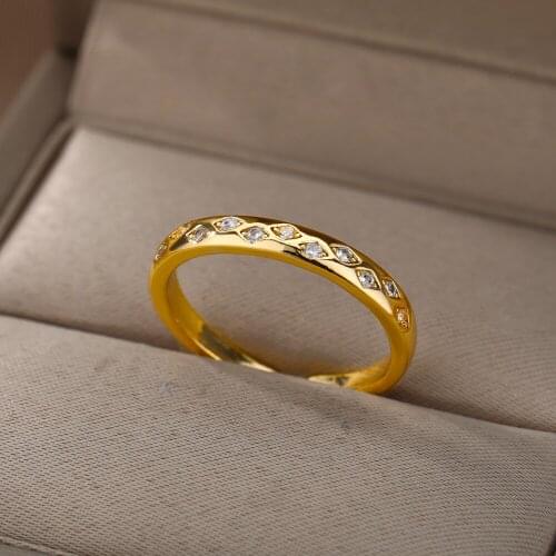 ICFTZWE Rings With Diamonds