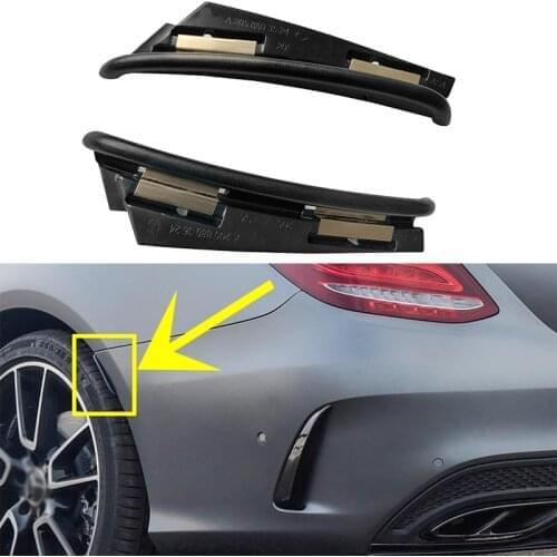 For Mercedes S205 W205 C180 C200 C250 C300 C43 S213 W213 E200 E250 E300 E43 AMG Bumper Fender Flare Extension Wheel Eyebrow Lip