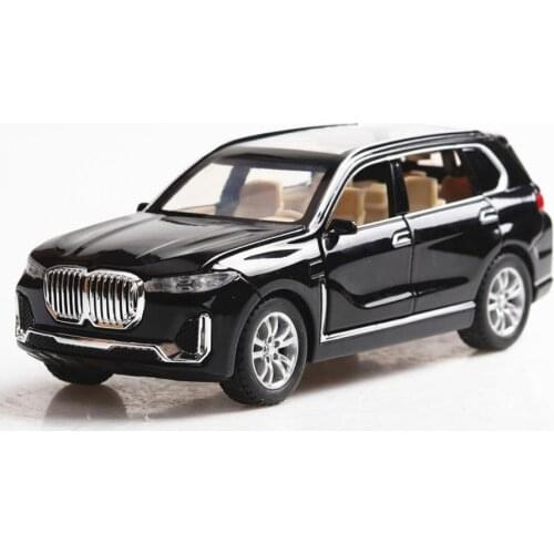Hot 1:32 scale wheels diecast car germany brand suv BM x7 metal model with light sound pull back vehicle alloy toy collection