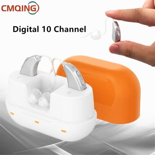 Best Digital Hearing Aid Rechargeable Ear Aids Foundation Device For The Elderly Deafness Audifonos Ear Sound Amplifier
