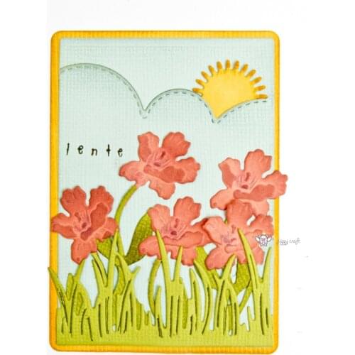 Mmao Crafts Metal Steel Cutting Dies New Butterfly flower jungle Stencil For DIY Scrapbooking Paper/photo Cards Embossing Dies