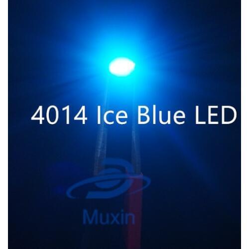 MX 4014 ICE BLUE LED SMD 1000 PCS ICE BLUE 22-24lm 3.0-3.2V car lamp light beads RoHs Free shipping