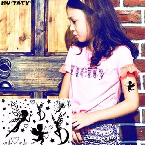 Nu-TATY To love god Temporary Flash Tattoo Body Art Sticker 17*10cm Waterproof Tatoo painless Henna selfie Tatoo tattoo stickers
