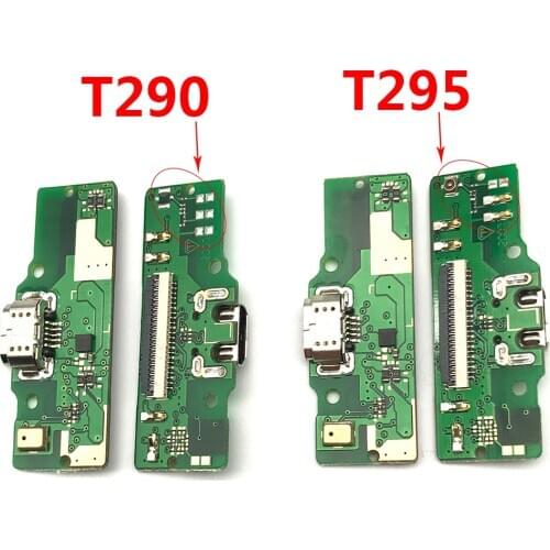 USB Charging Port Board Flex Cable Connector Parts For Samsung Galaxy Tab A 8.0 2019 SM-T290 T290 T295 With Micropjone