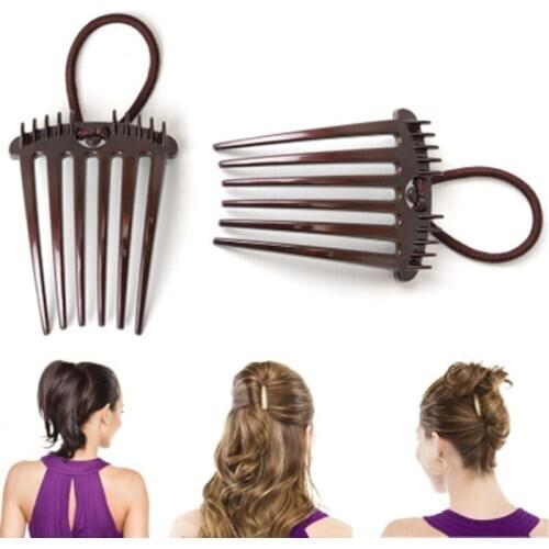 Women Hair Holder Tools New Silicone Stationarity Elastic Hair Bands Simple Pure color Multifunction Hair Accessories