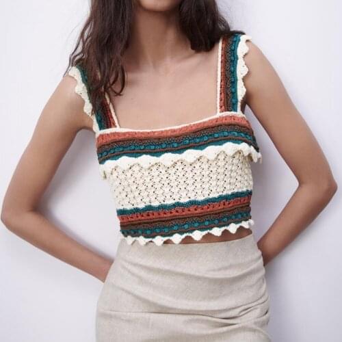 Thinkingfish Women's Cropped Tank Tops