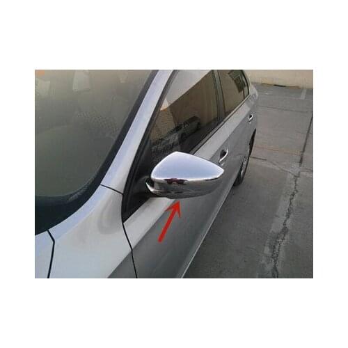 For Skoda Rapid 2013-2016 High-quality ABS Chrome Rearview mirror cover Anti-Rub protection Decoration car accessories