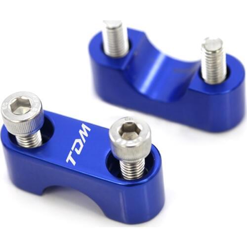 For YAMAHA TDM 900 TDM900 2003-2010 2009 Handlebar Clamp Cover Motorcycle CNC Bar Top Clamping