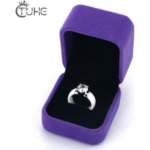 Wedding Crystal Ceramic Rings Engagement Black White Cubic Zircon Ring Fashion New Brand Bijoux For Women Jewelry With Free Box