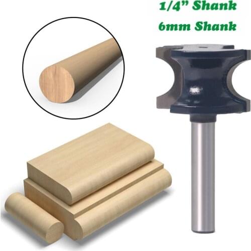 1PC 6mm or 6.35mm Half Round Side Cutter Bit Router Bit Woodworking bits