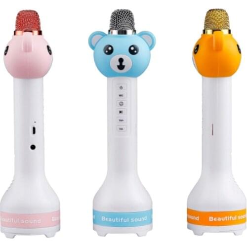 10 V Portable Microphone Bluetooth Wireless Cute Cotton Shape Toys for Children