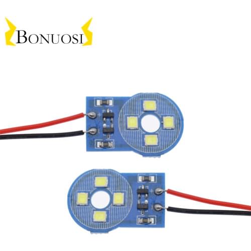 500pcs with 4x 2835 SMD Chip Panel Lights Various Color Non polarity AC DC 6V 6.3V Pinball Game Machine Board Led Lamp Bulbs