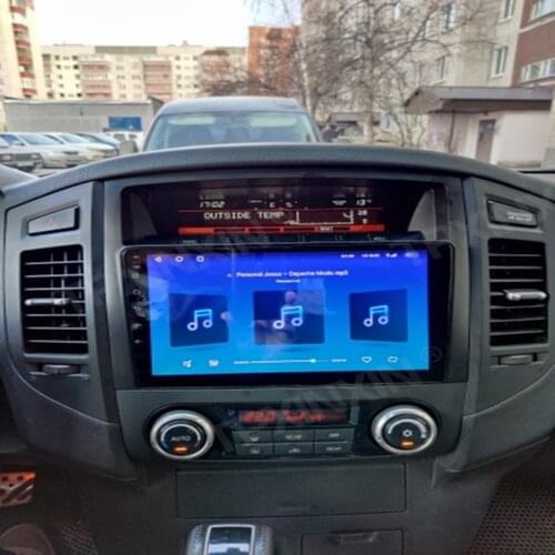 Android 10 For Mitsubishi Pajero 2006-2011 Auto Surround View Camera Car Multimedia Player Stereo Radio GPS Navigation Head uint