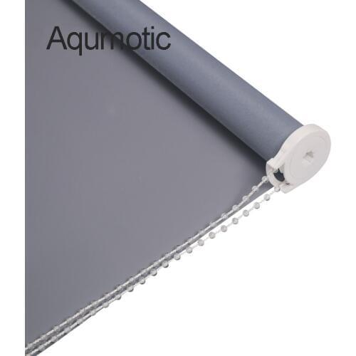 Aqumotic Roman Blinds On The Windows