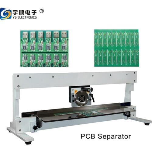 Automatic PCB depaneler with 1 circular blade and one linear blade-YSV-1M