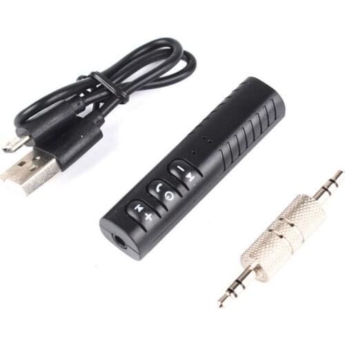 Car Bluetooth-compatible AUX 3.5mm Jack Receiver Handsfree Call Adapter Car Transmitter Auto Music Receivers