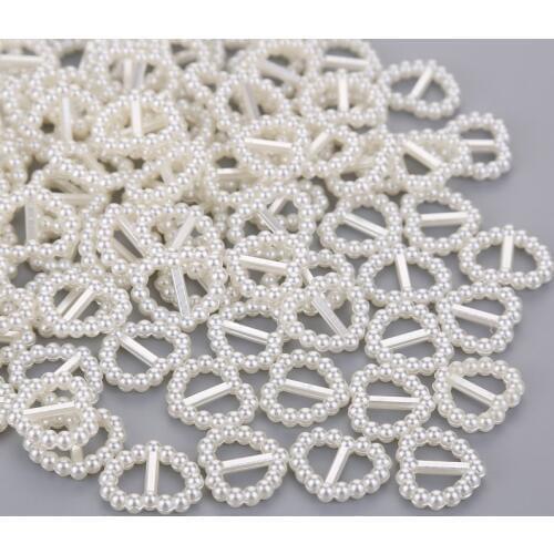 1000pcs Ivory/White ABS Imitation 15mm Heart Shape Pearl Beads Handmade Scrapbook DIY Jewelry Making Button