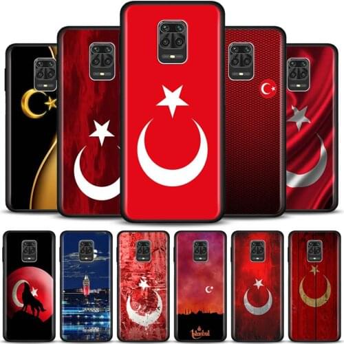Case For Xiaomi Redmi Note 10 Pro Max 5G 9 9S 9Pro Cover For Redmi K40 Pro Plus 9 Power 9T turkey turkish flag