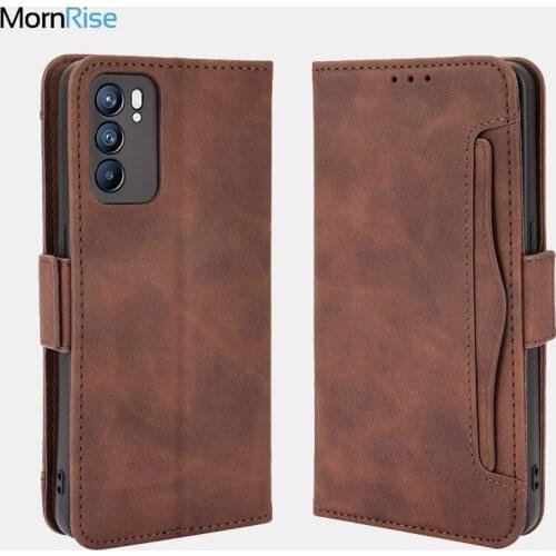 For OPPO Reno6 5G Wallet Case Magnetic Book Flip Cover For OPPO Reno 6 5G Card Photo Holder Luxury Leather Mobile Phone Fundas