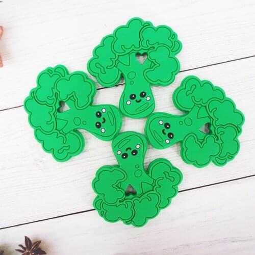 Chenkai 10PCS Silicone Princess Soldier Lion Castle Rocket Sushi Rainbow Cake Fox Teething DIY Baby Dummy Necklace Accessory