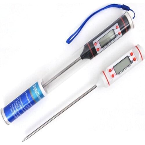 Electronic Digital BBQ Thermometer -50 To 300'C Instant Read Oven Thermometer Tools Probe Household Thermometer with Long Probe