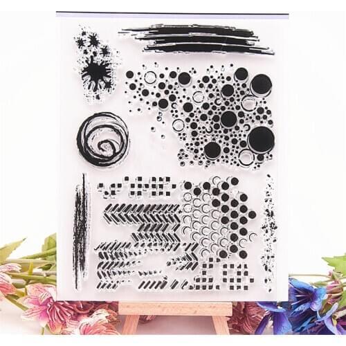 Hot selling ink transparent clear stamp / silicone seal roller stamp DIY scrapbook album / card production