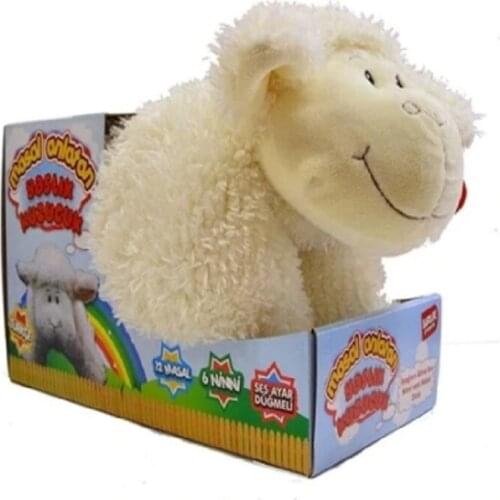 Toys Fairy Tale Telling Plush Lamb Pillow Gift Plush Soft Cushion Travel Sleeping Friend Toy Lamb Figure