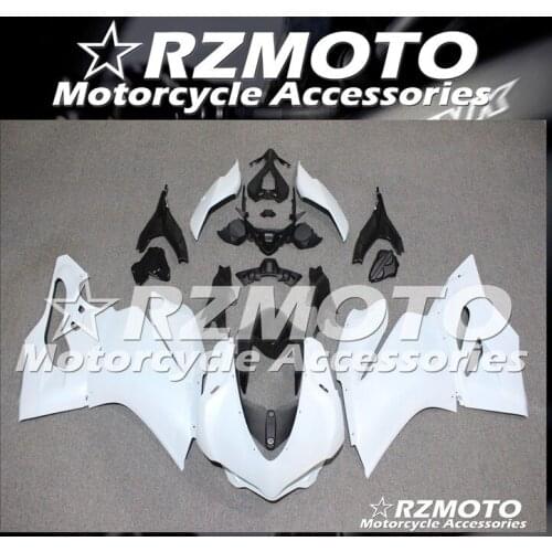 Injection New ABS Whole Fairings Kit Fit for Ducati 959 1299 2015 2016 2017 2018 Panigale 15 16 17 18 Bodywork set white matte