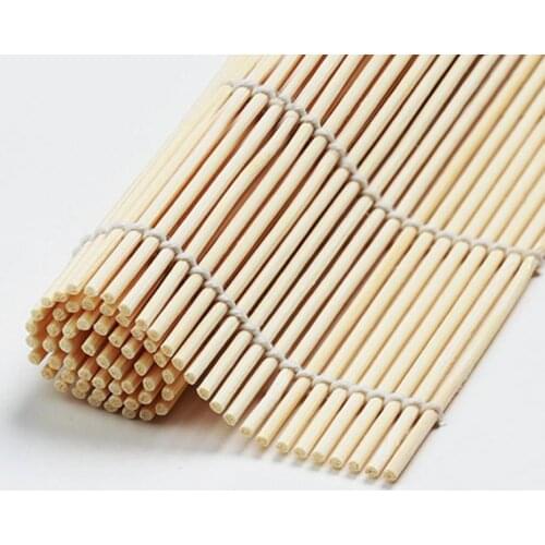 1PC Sushi Tool Bamboo Rolling Mat DIY Onigiri Rice Roller Chicken Roll Hand Maker Kitchen Japanese Sushi Homemade Maker Tools