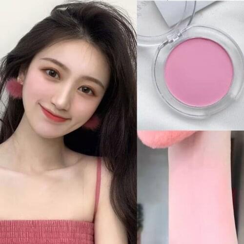 Milk Tea Blush Peach Pallete 6 Colors Face Mineral Pigment Cheek Blusher Powder Makeup Professional Contour Shadow Pink Blusher