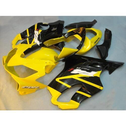 Injection mold Fairing kit for HONDA CBR600F4I 01 02 03 CBR600 F4I 2001 2002 2003 ABS yellow black Fairings set+7gifts HP20