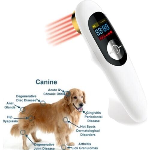 Portable LLLT Cold Laser Therapy Physiotherapy Pain Relief Wound Healing Laser Therapeutic Device for Human Dogs Cats Horses