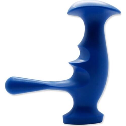 Handheld Massage Stick for Full Body Muscle Pain Relief, Blue Nylon Acupoint Massager for Neck, Back and Shoulders