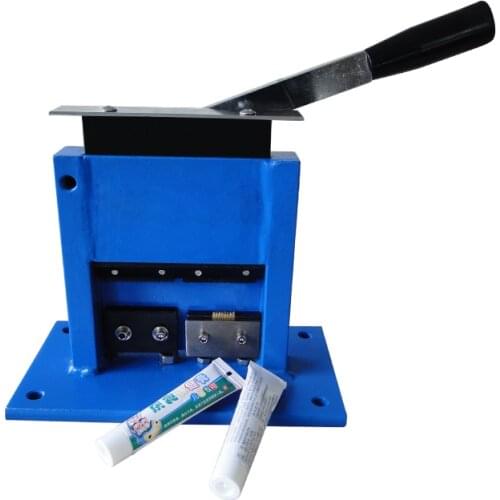 Manual Heavy Duty Aluminum Sealing Machine For Toothpaste Tube Wave Pattern Crimping Sealing Tube Sealer