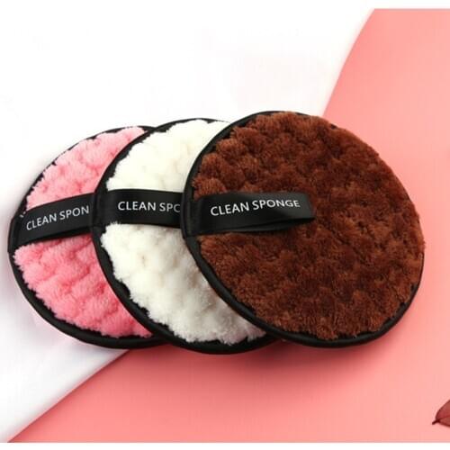 1pcs Microfiber Cloth Pads Facial Makeup Remover Puff Face Cleansing Towel Reusable Cotton Double Layer Nail Art Cleaning Wipe