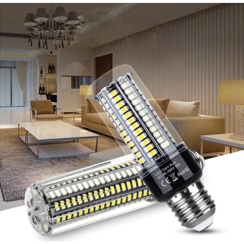LED Bulbs E27 E14 B22 SMD5736 Smart IC No Flicker Corn Light Lamp 3.5W 5W 7W 9W 12W 15W 20W Warm White/White AC85-265V