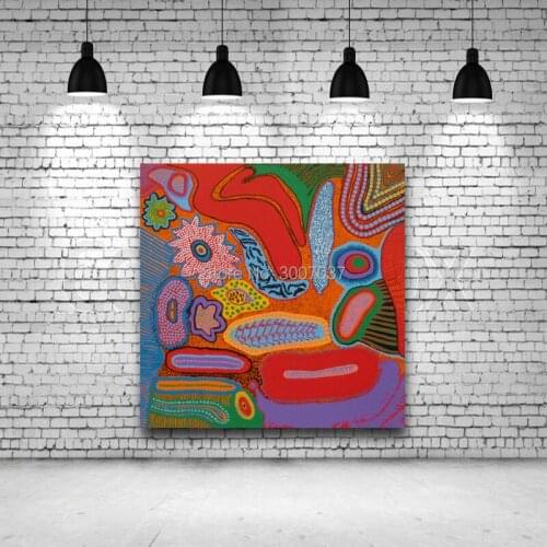 Yayoi Kusama colorful Abstract picture of Wall Painting Home Decorative Art Picture on Canvas Painting Hand Painted Oil Painting