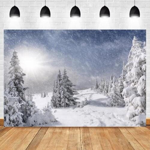 Winter Snow Storm Forest Scenery Landscape Photography Backgrounds Photographic Backdrops Photophone For Photo Studio