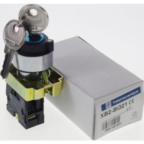 1 Normal Open 2 Positions Latching Key Select Selector Switch XB2BG21C