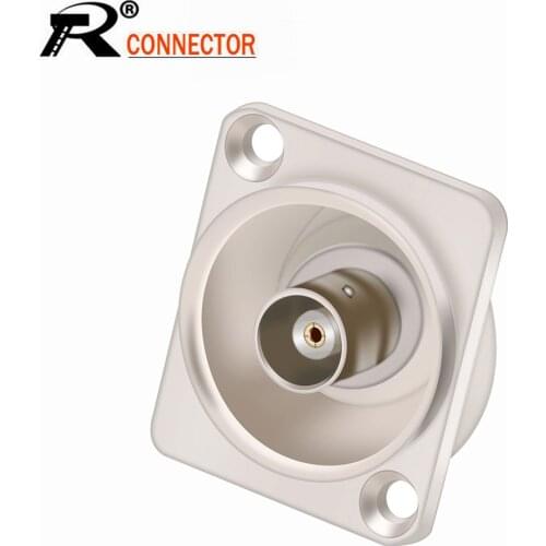 10pcs/lot BNC Chassis Panel Mount BNC Female Jack Socket Soldering RF Coaxial Wire Connector Black Color