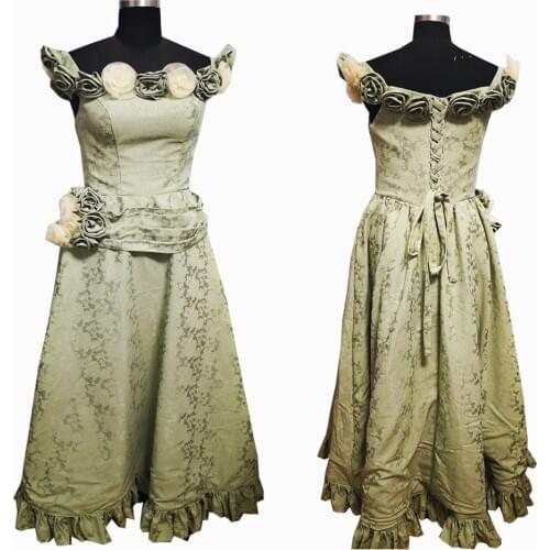 2020 New victorian Halloween Cosplay dress Colonial Georgian Renaissance Gothic Historical dress D-644